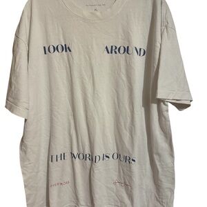 Pyer moss x Sean John runway Event tee collection 3 White short sleeve crewneck